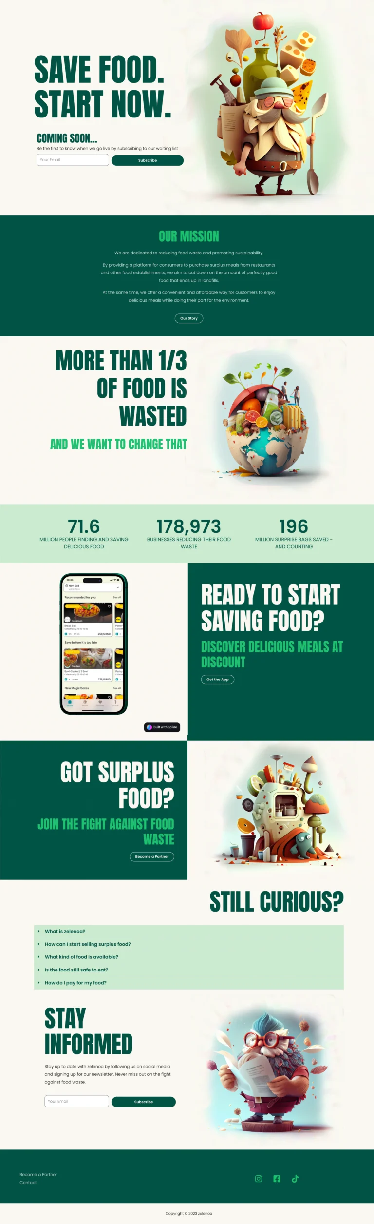 Zelenoa Website